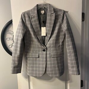 NWT A New Day plaid career blazer size 6